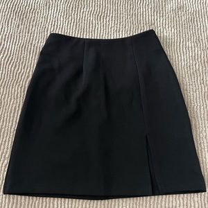 Black mini skirt size xs